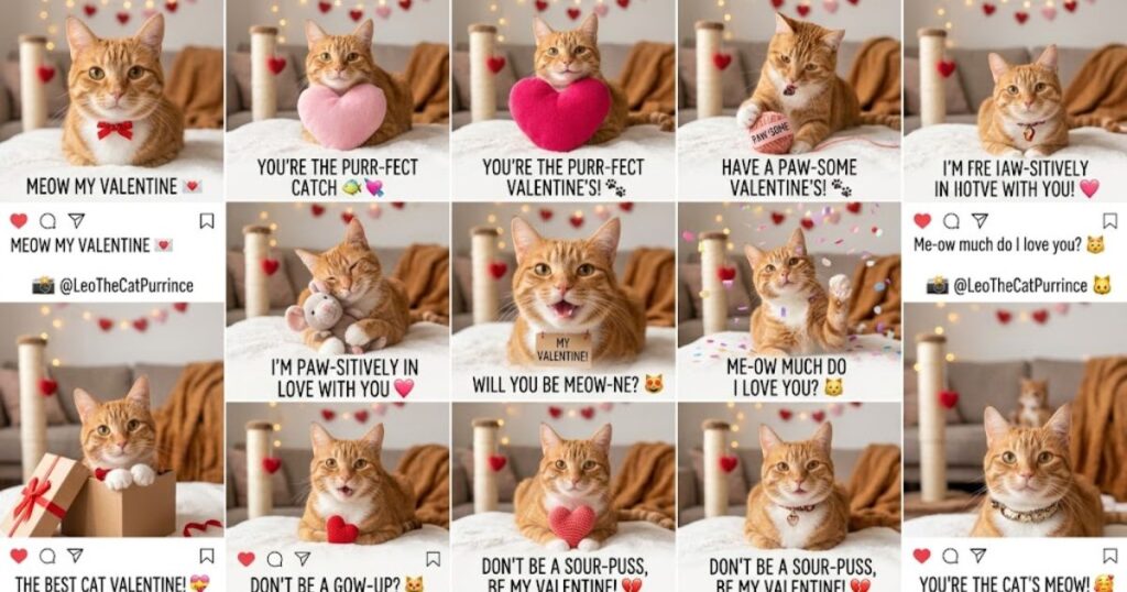 Cat Valentine Puns for Instagram 📸🐱