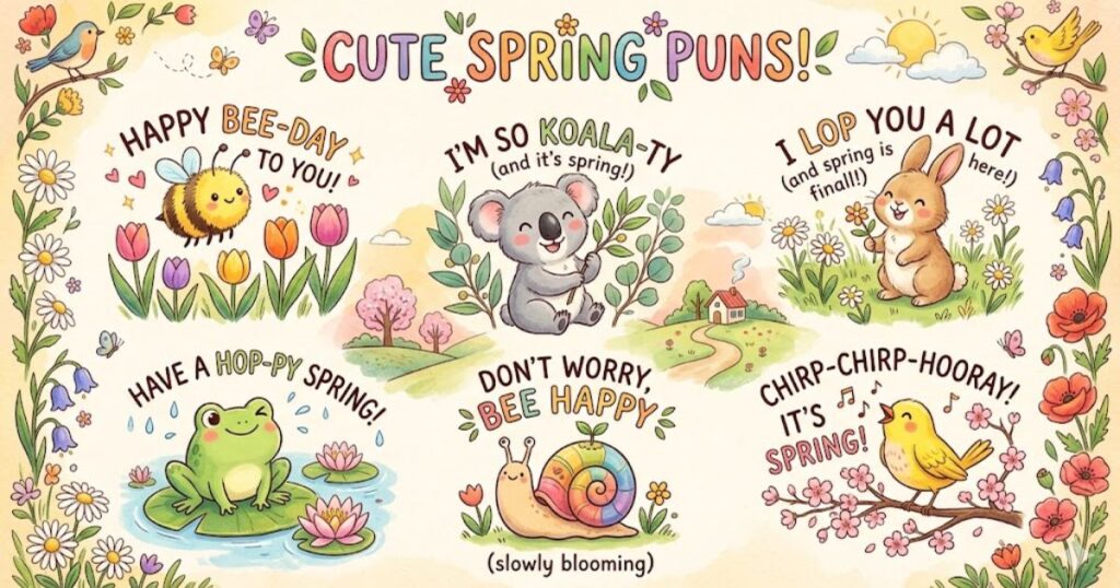Cute Spring Puns