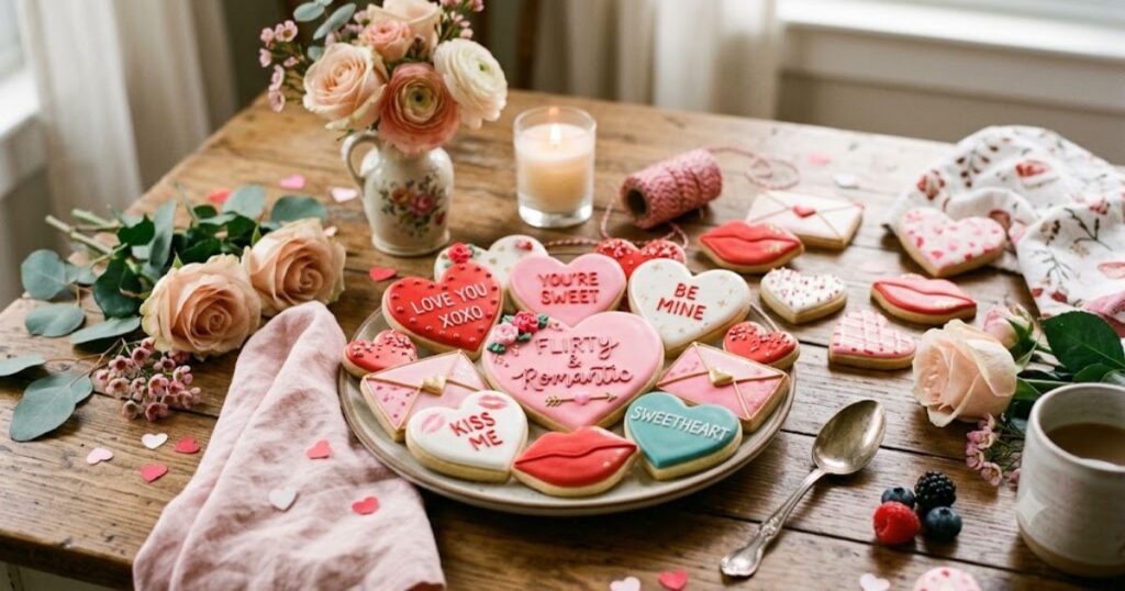 Flirty & Romantic Cookie Valentines