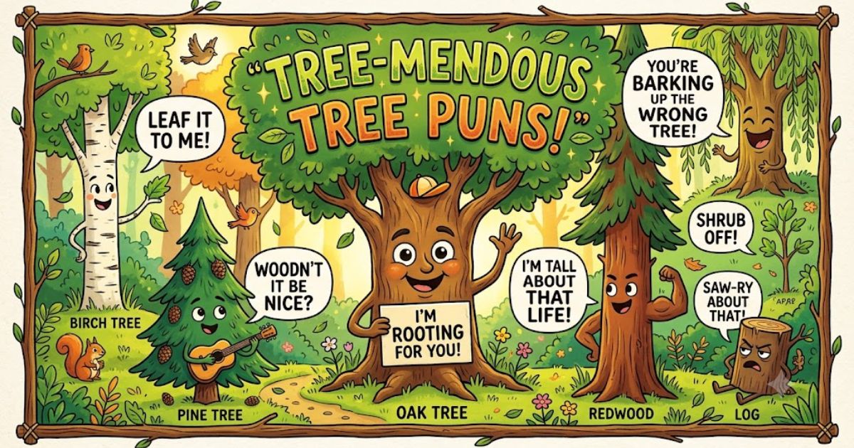 funny tree puns