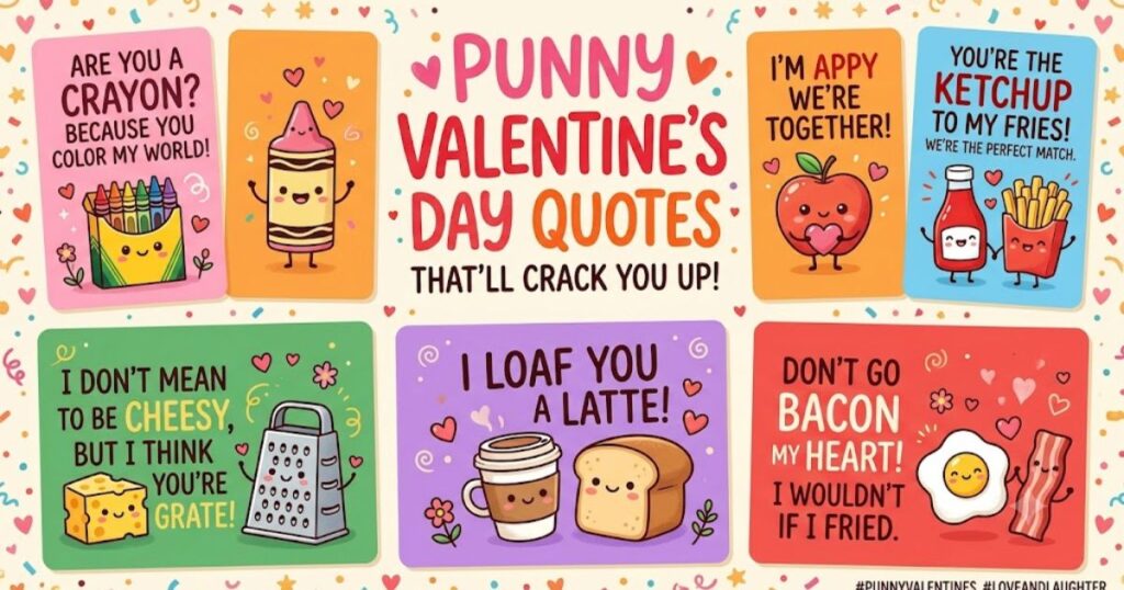 Punny Valentines Day Quotes That'll Crack You Up