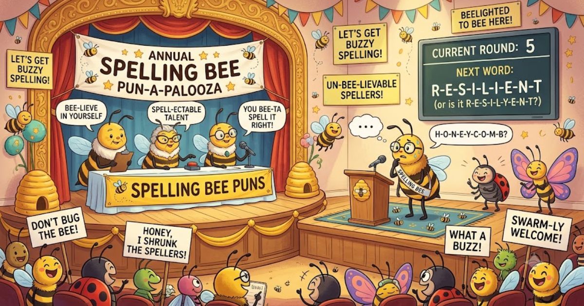 spelling bee puns