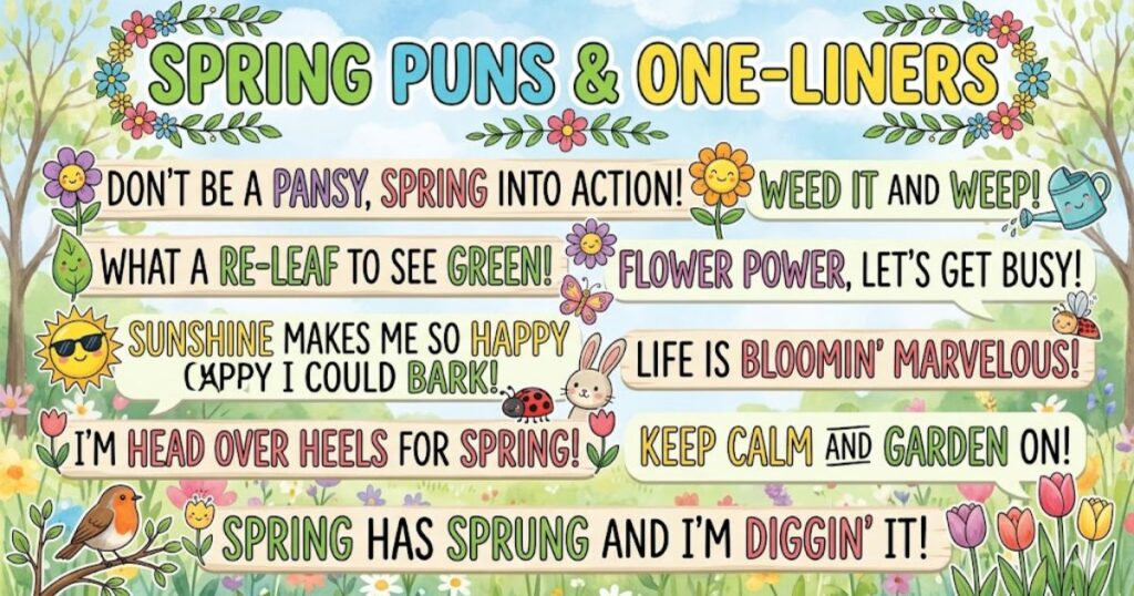 Spring Puns One Liners