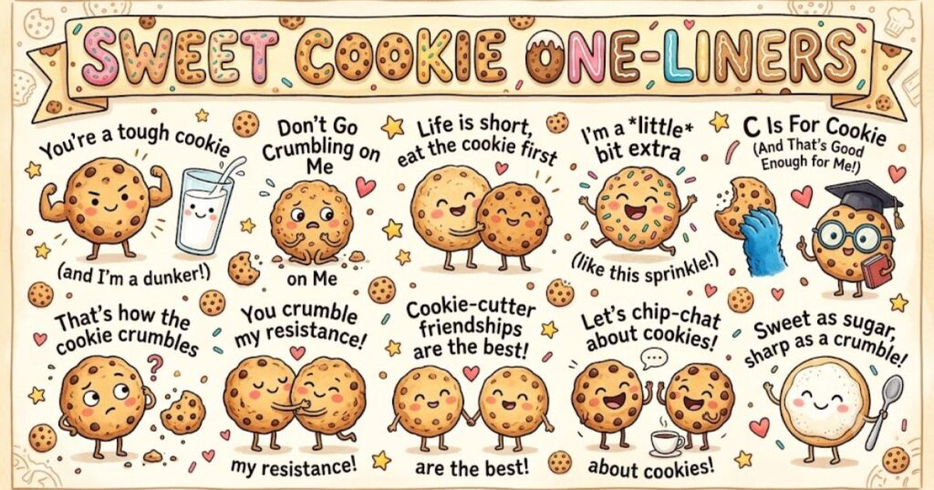 Sweet Cookie One-Liners
