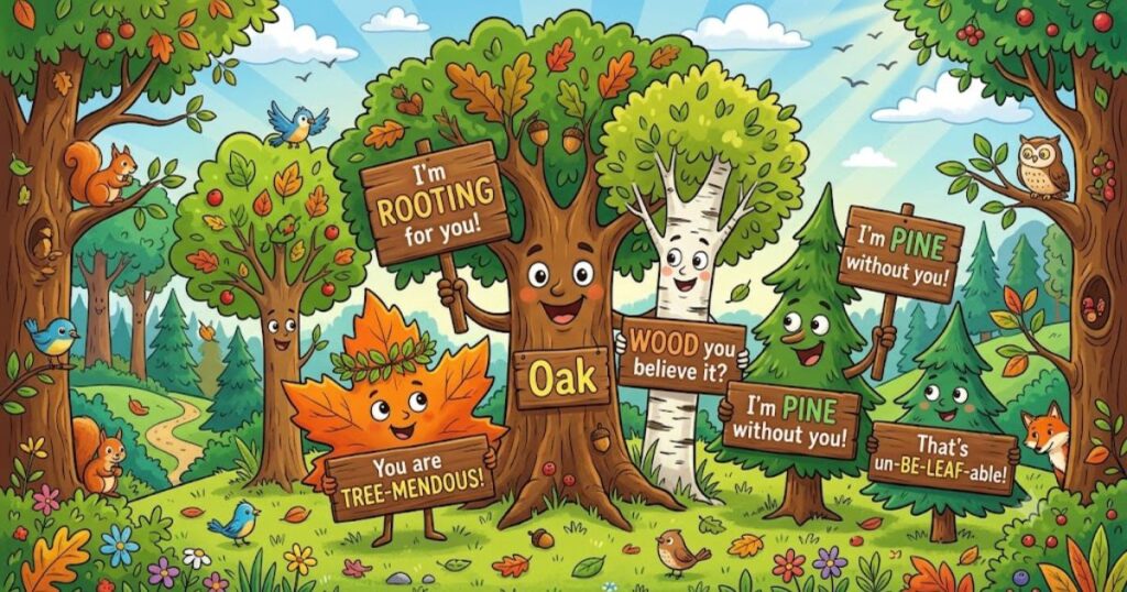 Tree puns for kids