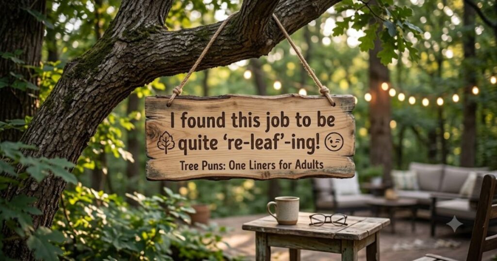 Tree puns one liners for adults 🌳😉