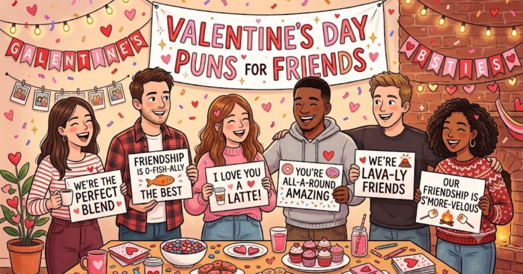 Valentine's Day Puns for Friends
