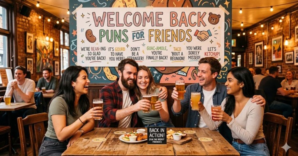 Welcome Back Puns for Friends 🤝