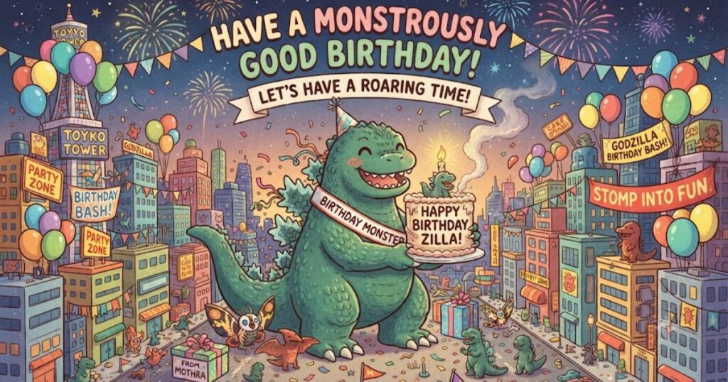 Godzilla Birthday Puns