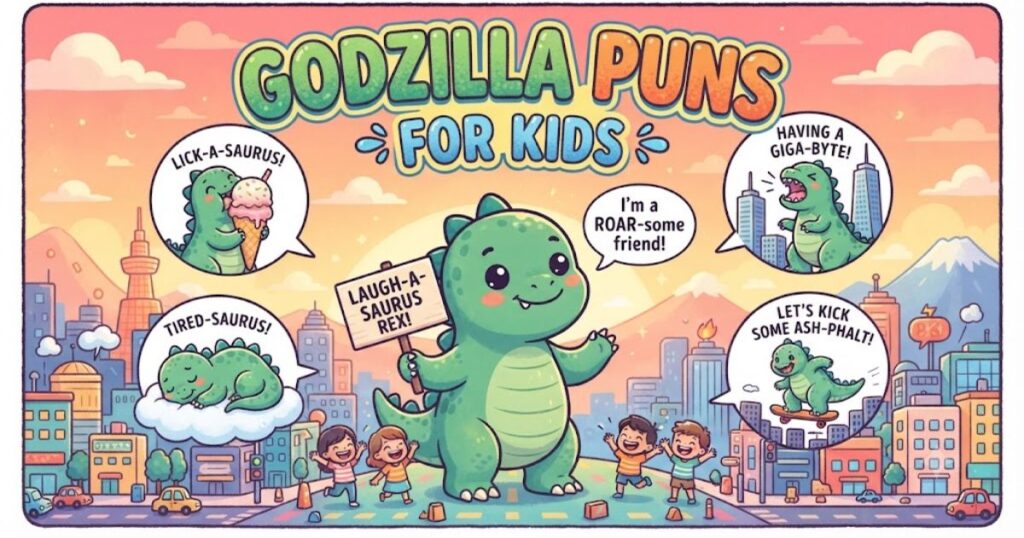 Godzilla Puns for Kids