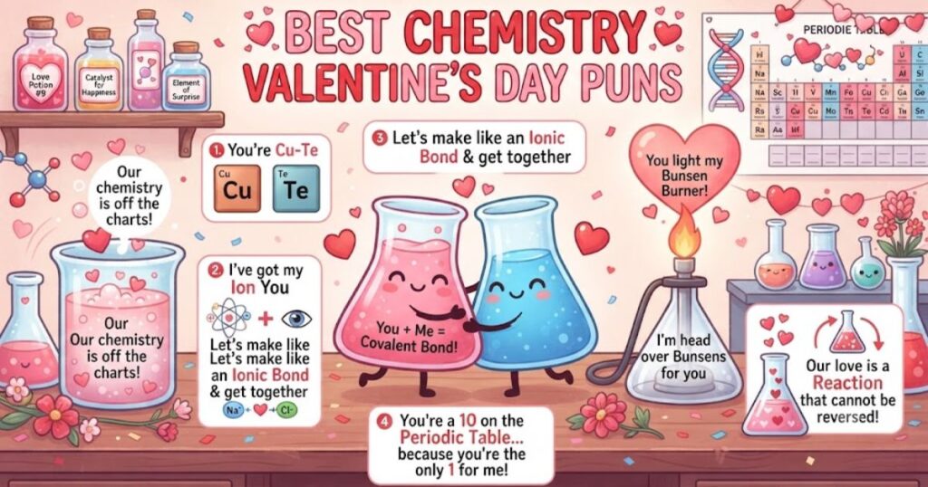Best Chemistry Valentine's Day Puns