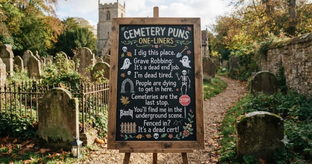 Cemetery Puns One Liners