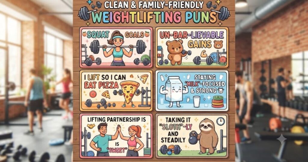 Clean and Family-Friendly Weightlifting Puns