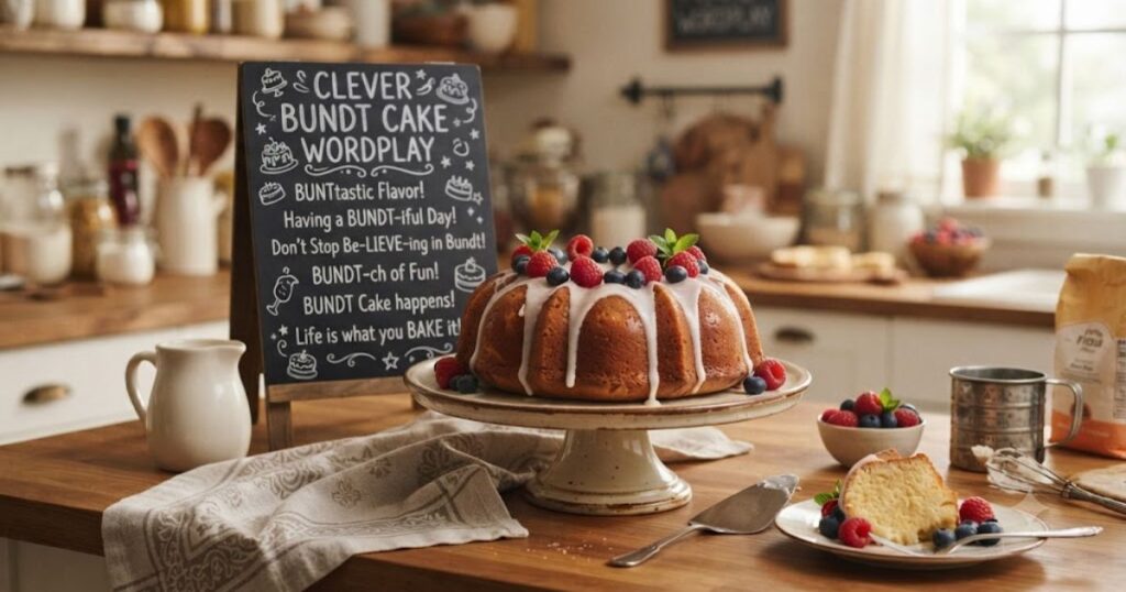 Clever Bundt Cake Wordplay