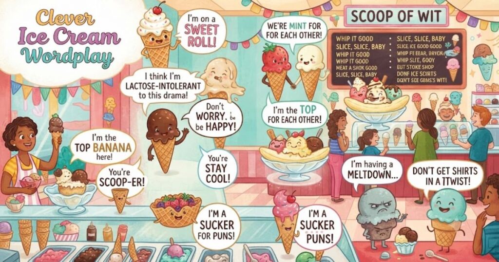 Clever Ice Cream Wordplay