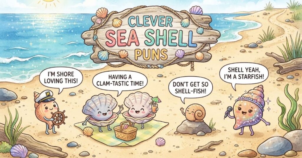 Clever Sea Shell Puns