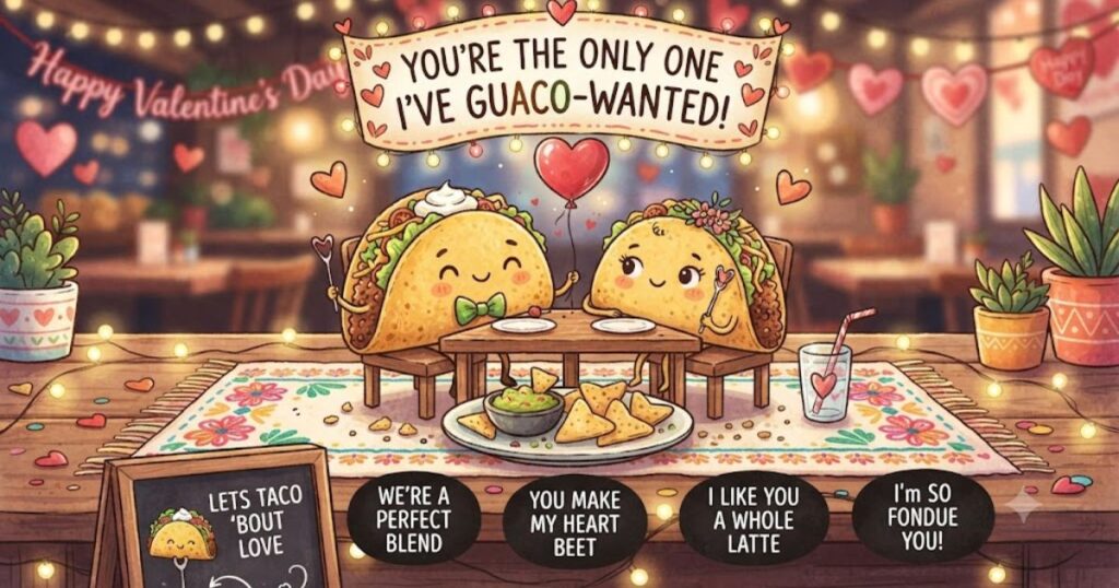 Clever Taco Valentine Puns