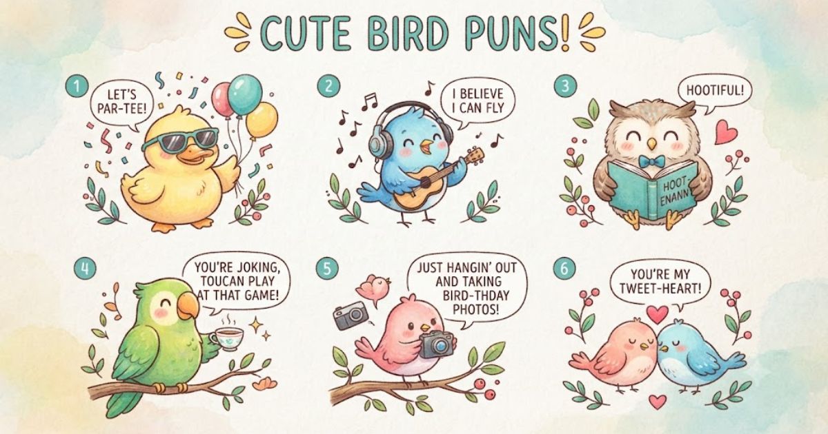cute bird puns