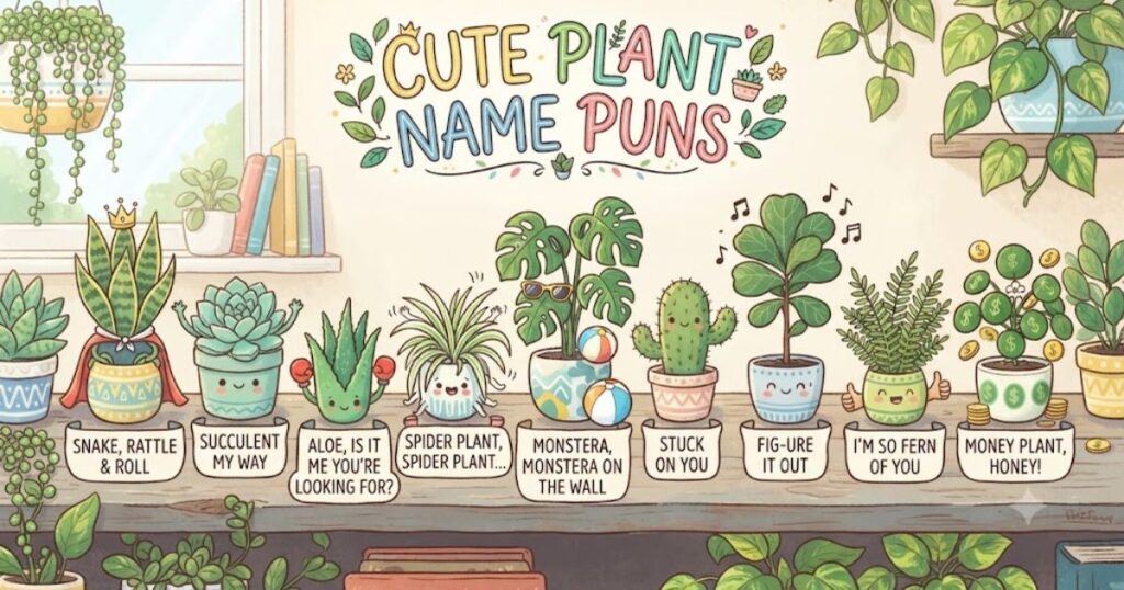 Cute Plant Name Puns