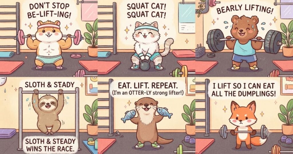 Cute Weightlifting Puns