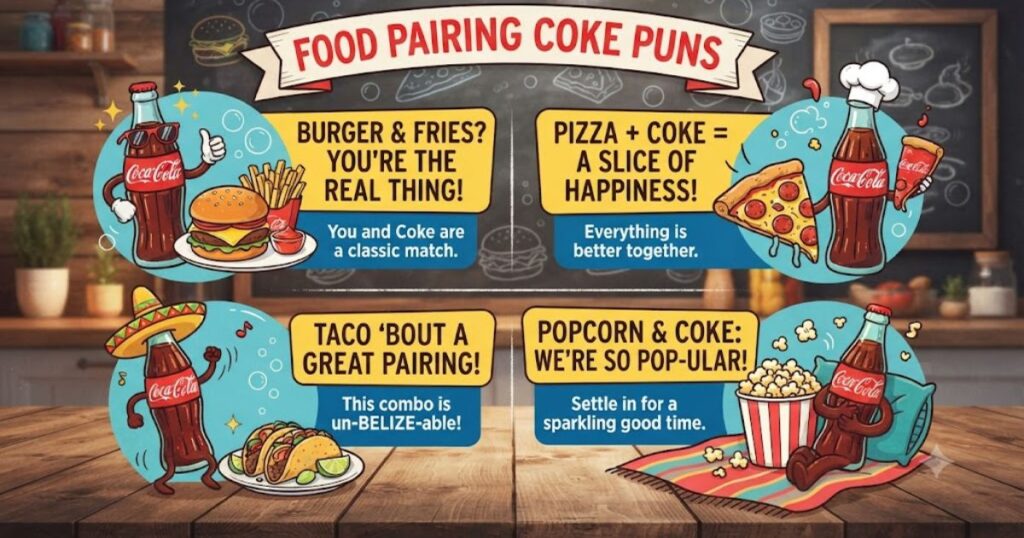 Food Pairing Coke Puns
