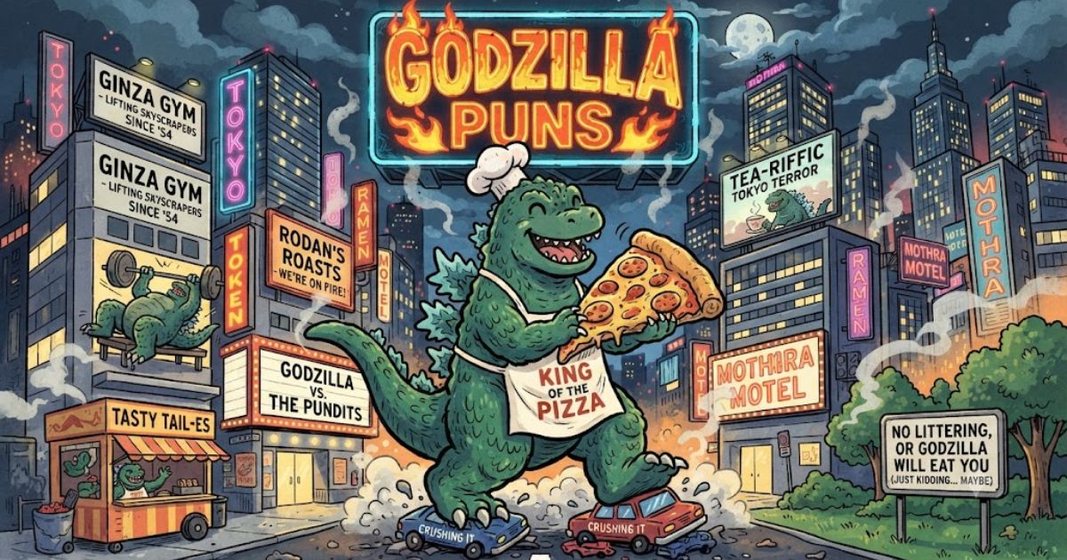 godzilla puns
