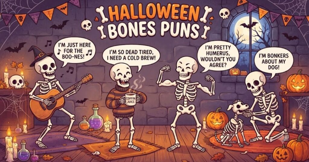 Halloween Bones Puns