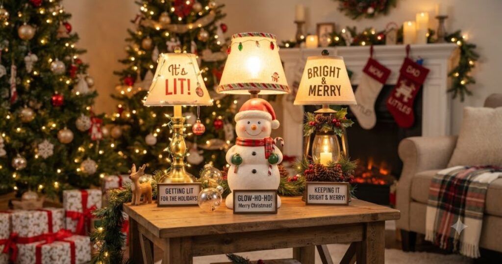 Holiday Lamp Puns