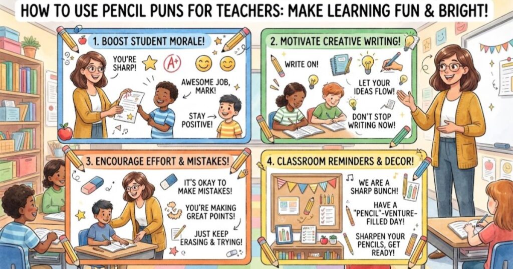 How to Use Pencil Puns for Teachers