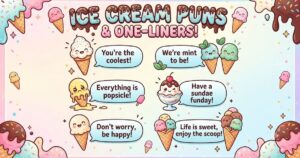 ice cream puns one liners