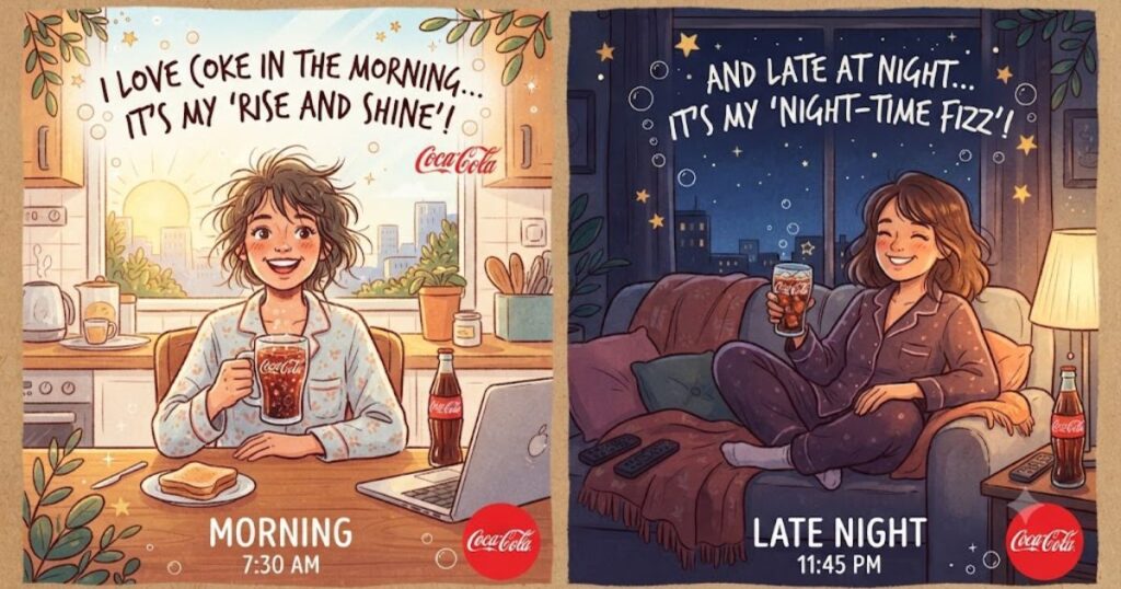 Morning & Late Night Coca Cola Puns