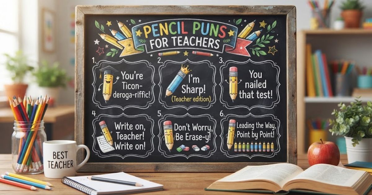 pencil puns for teachers