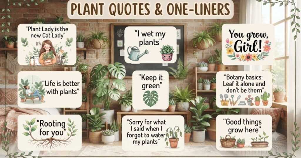 Plant Quotes & One Liners