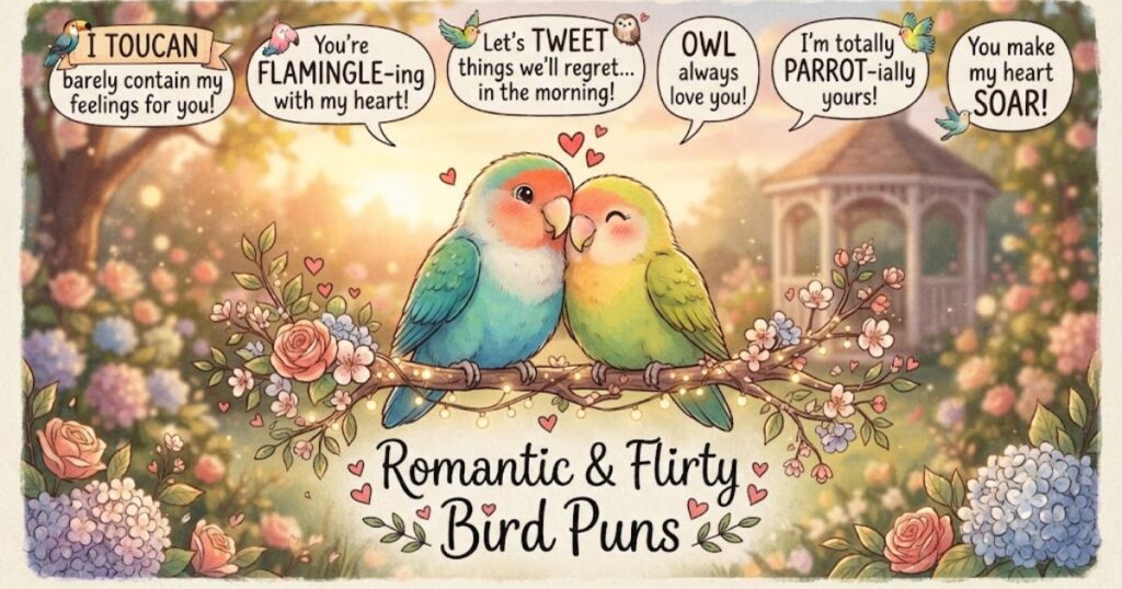 Romantic & Flirty Bird Puns