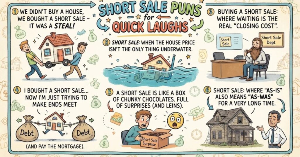 Short Sale Puns for Quick Laughs