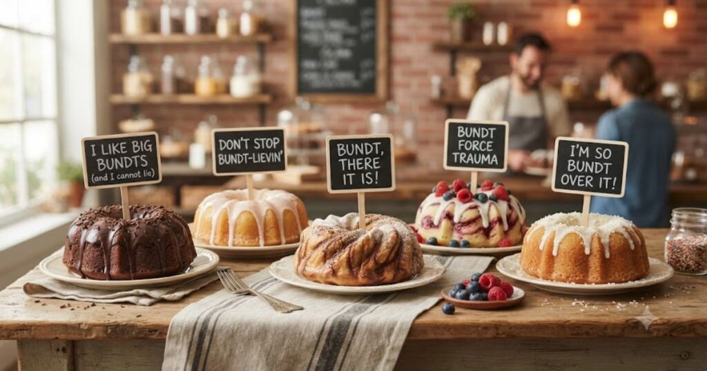 Slightly Cheeky Bundt Cake Puns