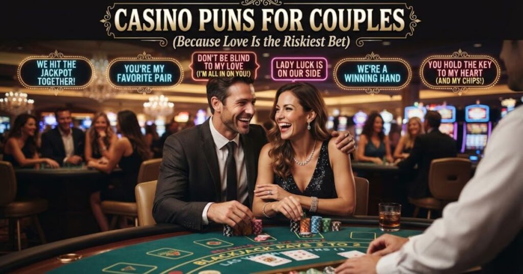 Casino Puns for Couples (Because Love Is the Riskiest Bet)