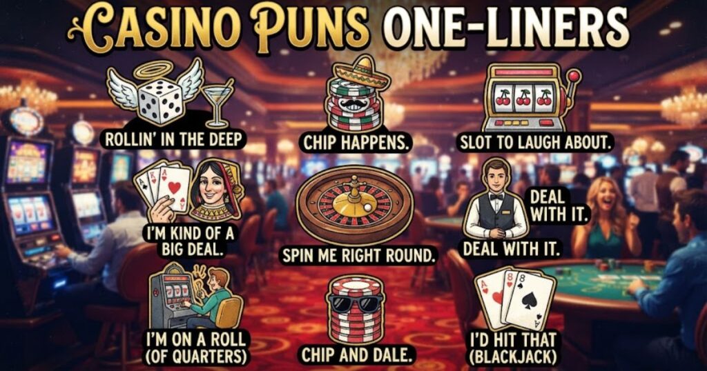 Casino Puns One Liners