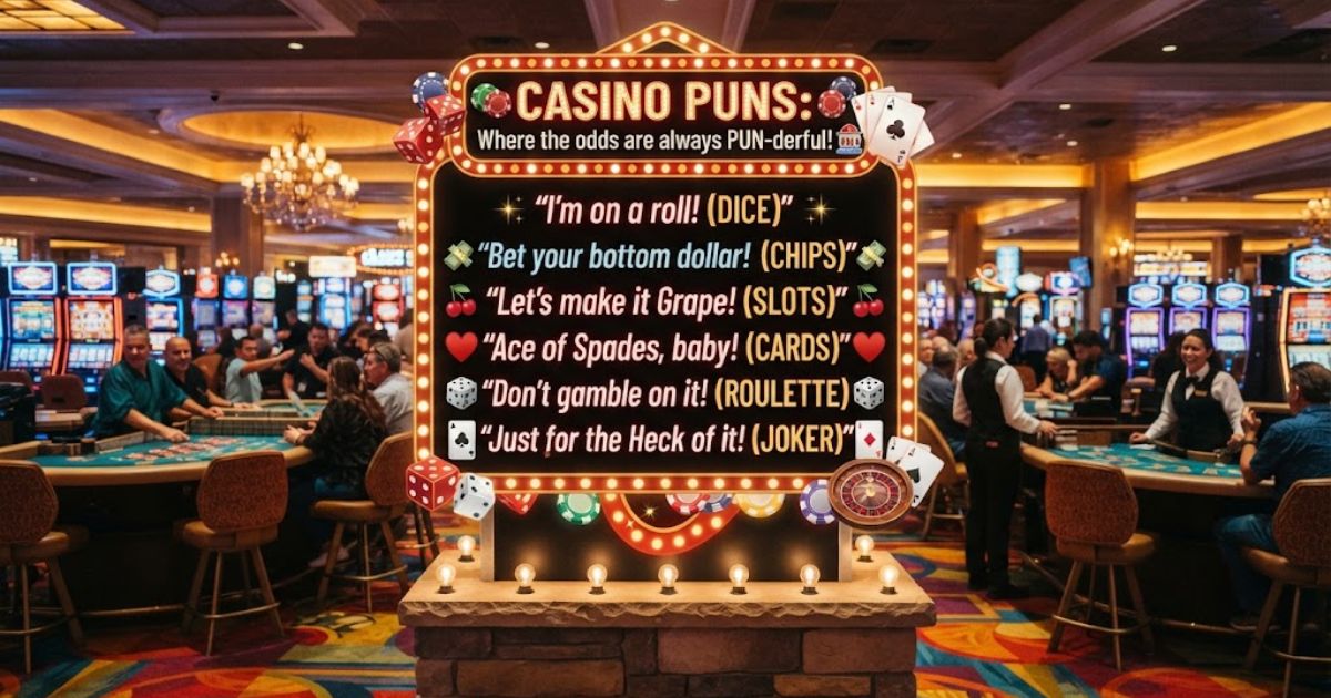 casino puns