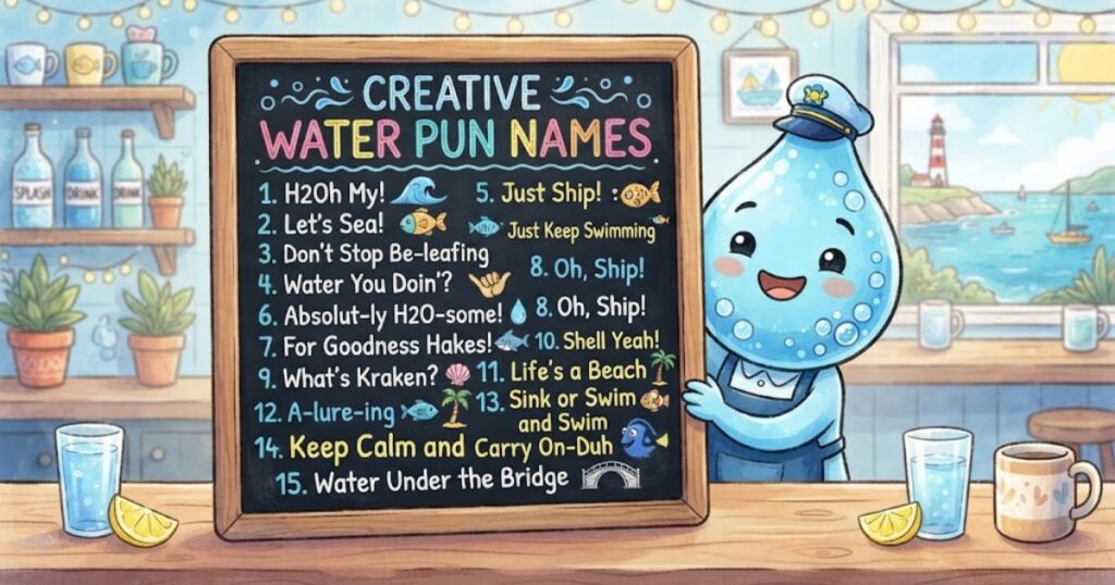 Creative Water Pun Names