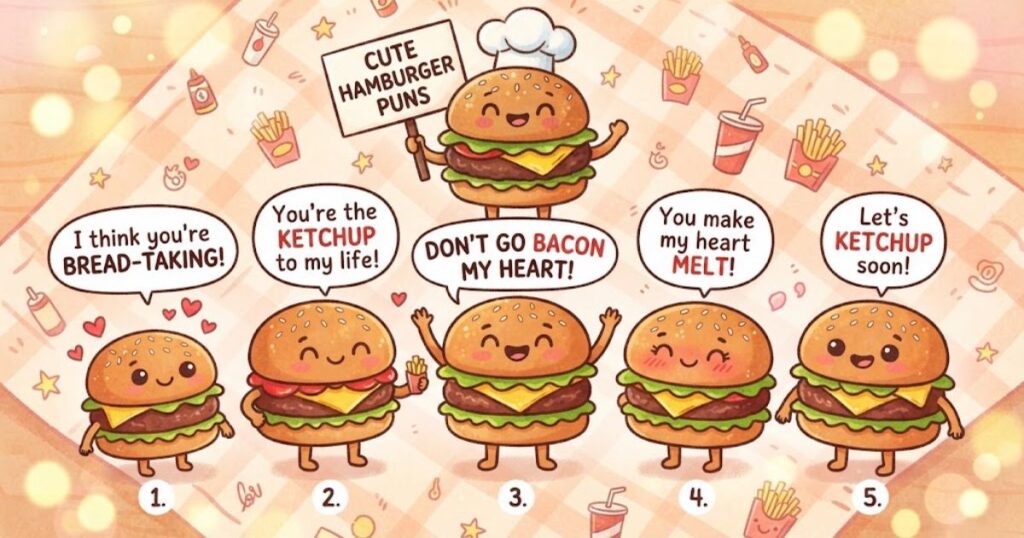 Cute Hamburger Puns