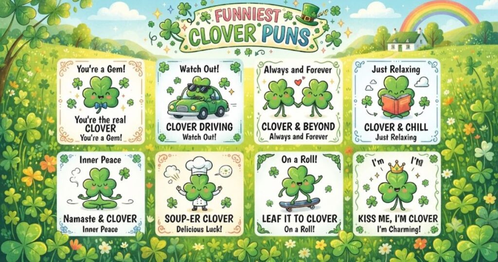Funniest Clover Puns
