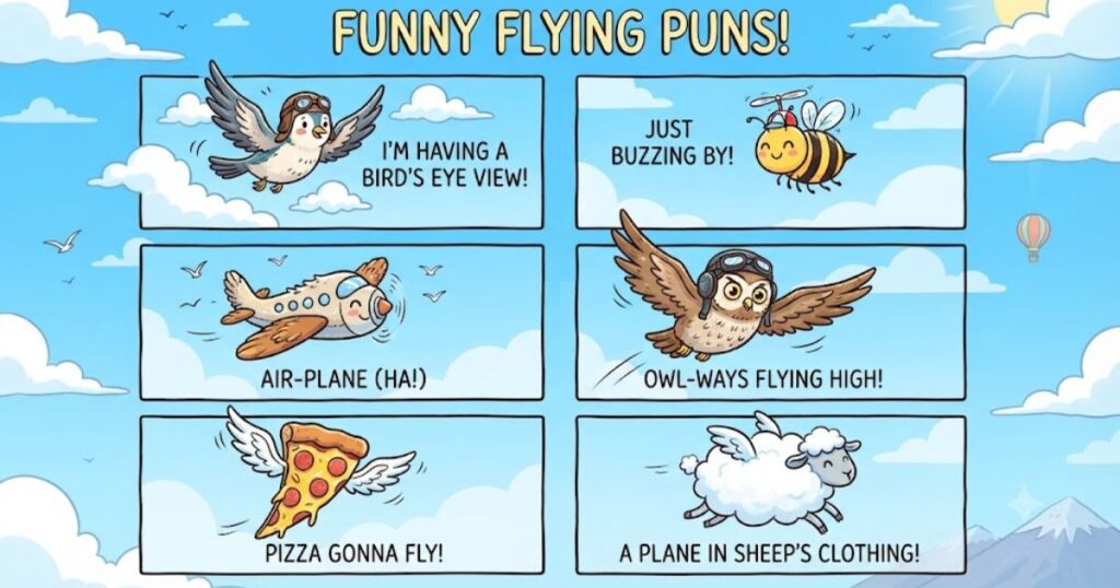 Funny Flying Puns