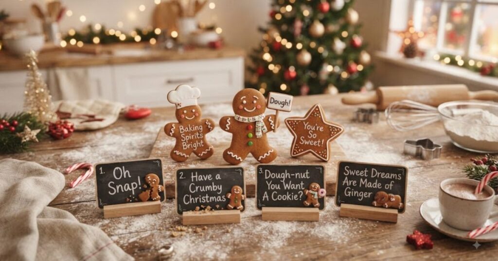Gingerbread Puns for Instagram Captions