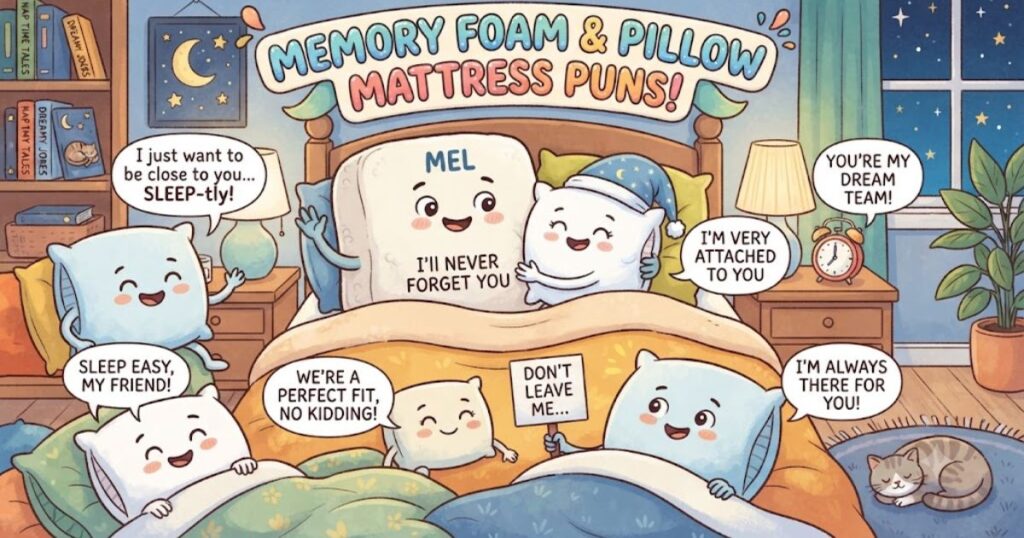 Memory Foam & Pillow Mattress Puns