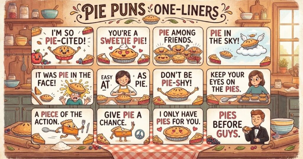 Pie Puns One Liners