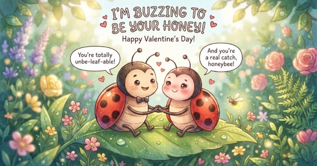 Romantic & Flirty Bug Puns