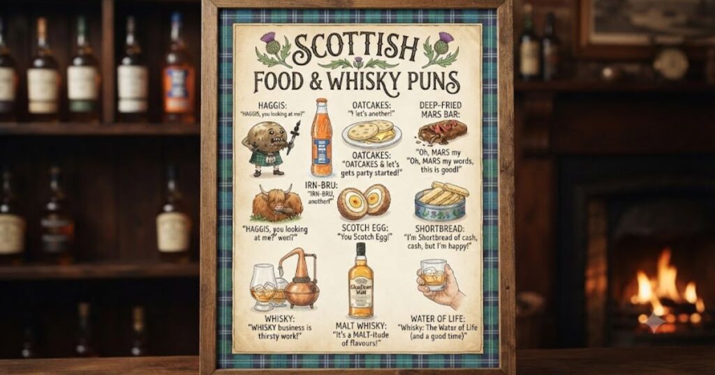 Scottish Food & Whisky Puns