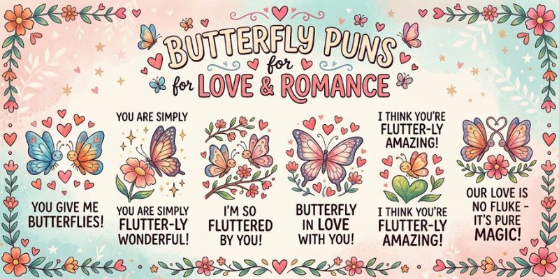 Butterfly Puns for Love & Romance