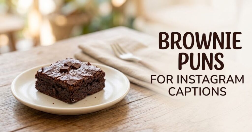 Brownie Puns for Instagram Captions